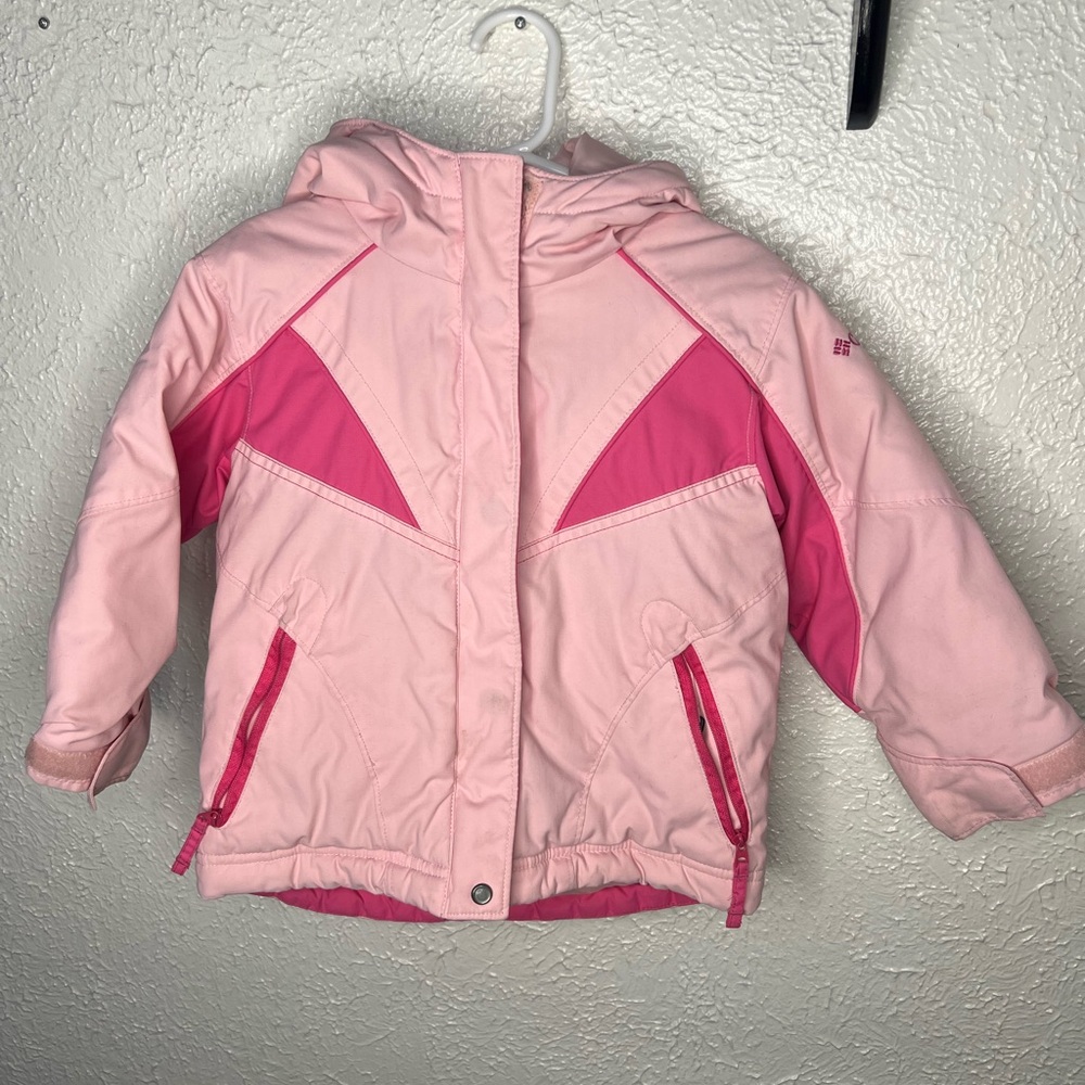 Columbia Pink Kids Puffer Jacket 3T
